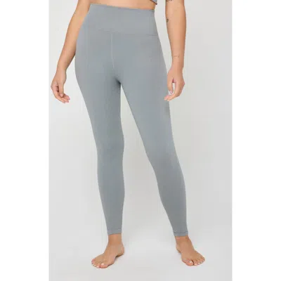 Spiritual Gangster Love Sculpt Shimmer Leggings In Silver