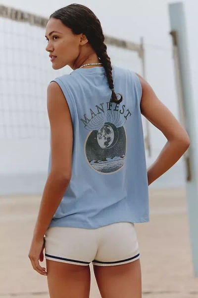 Spiritual Gangster Manifest Graphic Tank Top In Animal Print