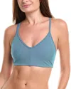 Spiritual Gangster Mercury 2-tone Longline Bra In Blue