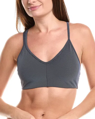 Spiritual Gangster Mercury 2-tone Longline Bra In Black