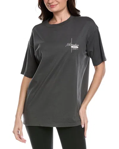 Spiritual Gangster Micro Motel Boyfriend T-shirt In Gray