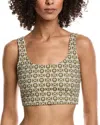 Spiritual Gangster Mystic Eye Delmar Longline Bra In Green