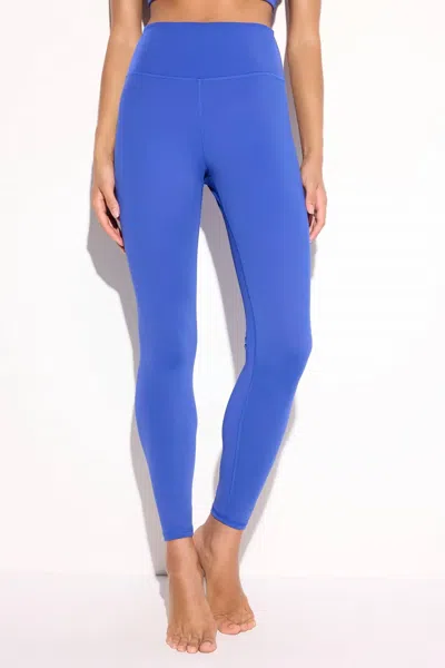 Spiritual Gangster Nirvana Lotus Leggings In Electric Blue