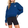 Spiritual Gangster Peace Palisades Cotton Graphic Sweatshirt In Deep Sea