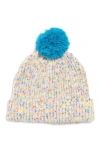 Spiritual Gangster Peace Pompom Beanie In Multi