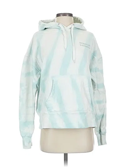 Pre-owned Spiritual Gangster Pullover Hoodie In Blue