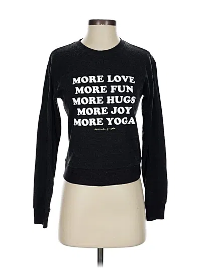 Pre-owned Spiritual Gangster Pullover Sweater In Black