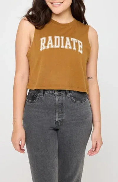 Spiritual Gangster Radiate Callie Crop Tank In Dune
