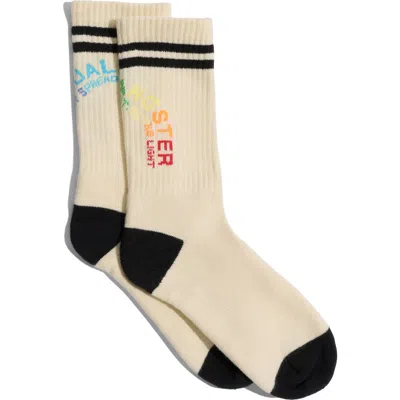 Spiritual Gangster Rainbow Crew Socks In Multi