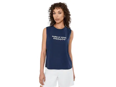 Spiritual Gangster Raised By Waves Vibe Tank Women's Clothing Indigo: Sm In Multi