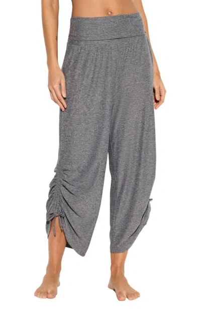 Spiritual Gangster Reasha Ruched Studio Pants In Gray