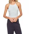 Spiritual Gangster Remi Rib Crop Tank In Grey In Gray