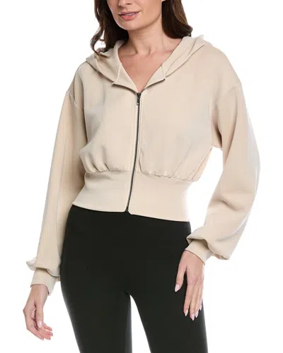 Spiritual Gangster Rhya Zip Hoodie In Neutral