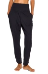 Spiritual Gangster Rowan Rib Pull-on Pants In Black