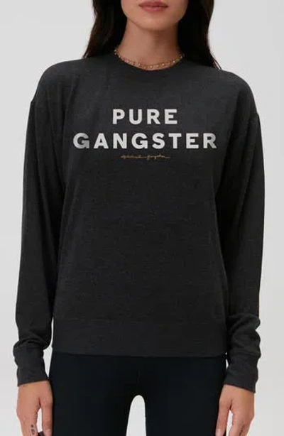 Spiritual Gangster Savasana Graphic Sweatshirt In Black