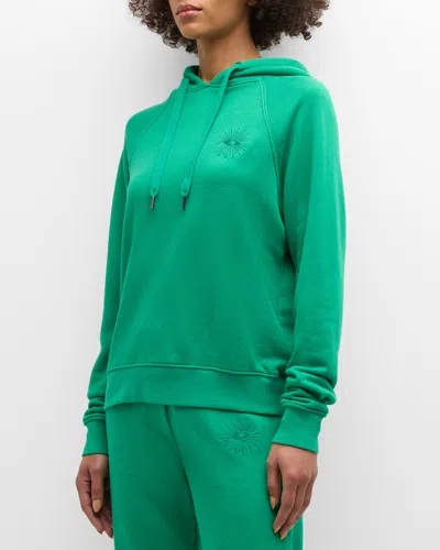 Spiritual Gangster Seeing Eye Harper Hoodie In Jade