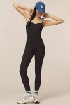 Spiritual Gangster Selena Lustrous Jumpsuit In Black