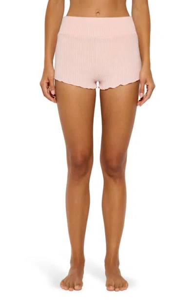 Spiritual Gangster Serene Shorts In Pink