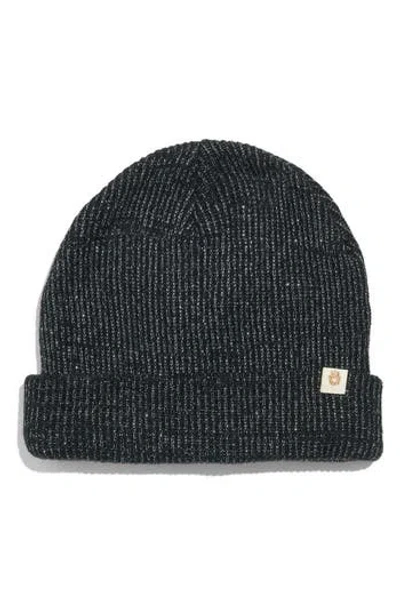 Spiritual Gangster Shimmer Beanie In Black