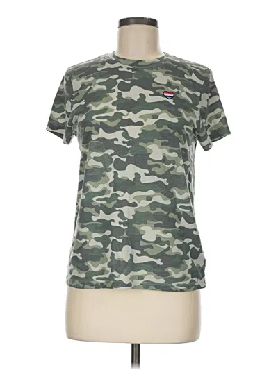 Pre-owned Spiritual Gangster Short Sleeve T-shirt In Green
