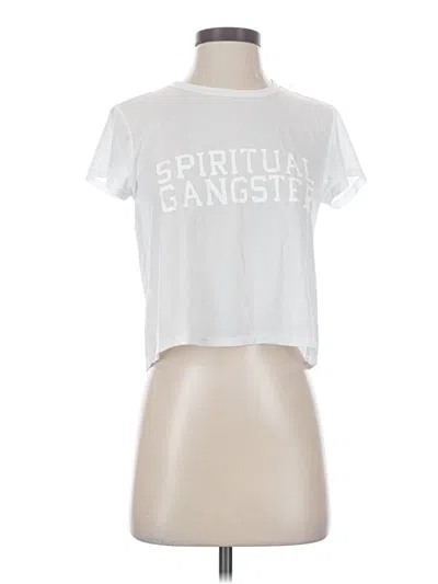 Spiritual Gangster Short Sleeve T-shirt In White