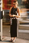 Spiritual Gangster Simone Rib Maxi Dress In Grey