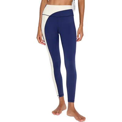 Spiritual Gangster Skye High Waist 7/8 Leggings In Blue