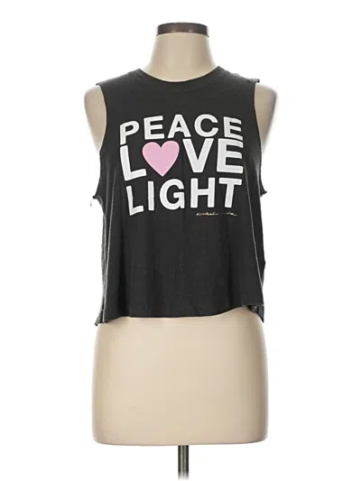 Pre-owned Spiritual Gangster Sleeveless T-shirt In Black