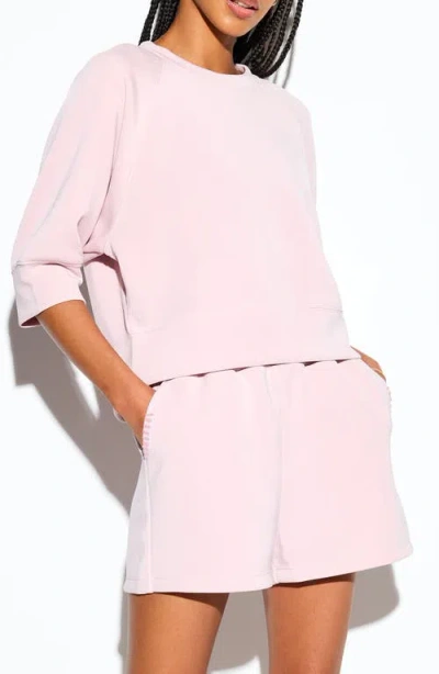 Spiritual Gangster Sophie Three-quarter Sleeve Top In Neutral