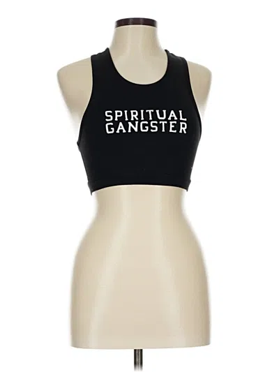 Pre-owned Spiritual Gangster Sports Bra In Black