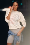 Spiritual Gangster Sublime Crew-neck Graphic Sweatshirt In Neutral