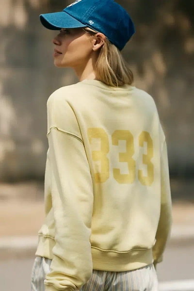 Spiritual Gangster Sublime Crew-neck Pullover In Yellow