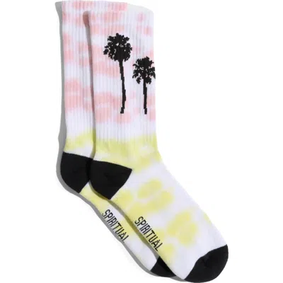 Spiritual Gangster Summer Soul Crew Socks In Multi