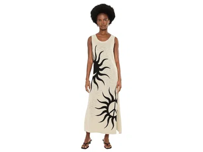 Spiritual Gangster Sun Peace Lucy Tank Dress Women's Dress Natural: Xs In Multi