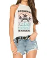 Spiritual Gangster Sun Sand Dreams Luna Tank In Stardust In Multi