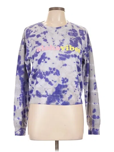 Pre-owned Spiritual Gangster Sweatshirt In Purple
