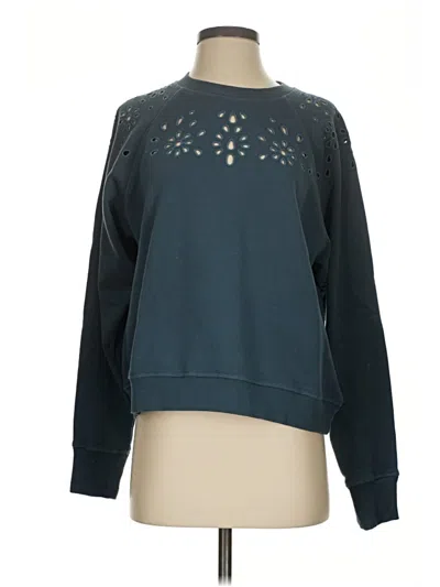 Pre-owned Spiritual Gangster Sweatshirt In Teal