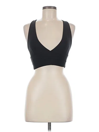 Pre-owned Spiritual Gangster Tank Top Black Halter Neckline Tops