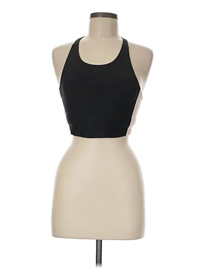 Pre-owned Spiritual Gangster Tank Top Black Halter Neckline Tops
