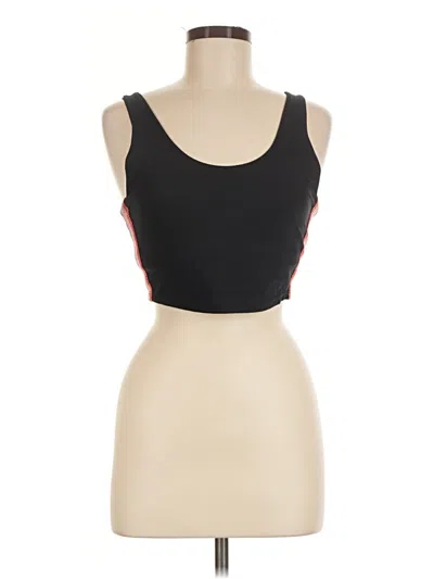 Pre-owned Spiritual Gangster Tank Top Black Strapless Neckline Tops