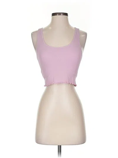 Pre-owned Spiritual Gangster Tank Top Pink Sweetheart Neckline Tops