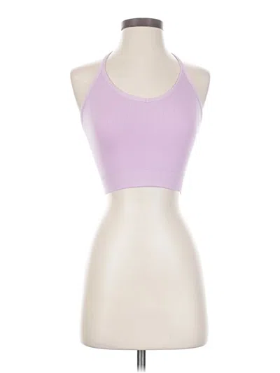 Pre-owned Spiritual Gangster Tank Top Purple Halter Neckline Tops