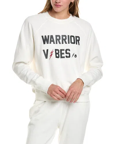 Spiritual Gangster Warrior Bridget Raglan Pullover In White