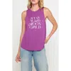 Spiritual Gangster Wild Moon Child Jade Tank In Purple