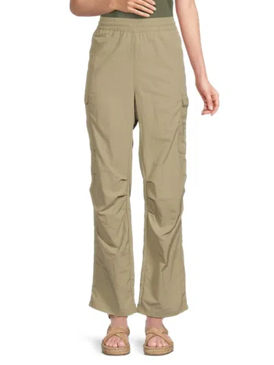 Spiritual Gangster Women's Journey Cargo Pants In Dark Matcha
