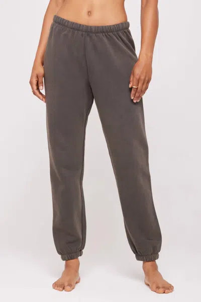 Spiritual Gangster Women's Moon Malibu Sweatpant In Vintage Black