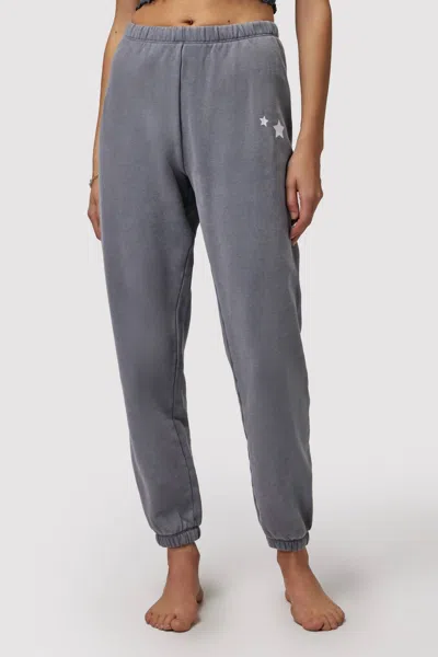 Spiritual Gangster Women's Star Malibu Sweatpant In Slate