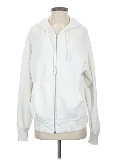 Pre-owned Spiritual Gangster Zip Up Hoodie In White