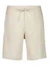 Spiritum Tulum Drawstring-fastening Bermuda Shorts In Neutral