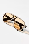 Spitfire Shield Aviator Sunglasses In Neutral